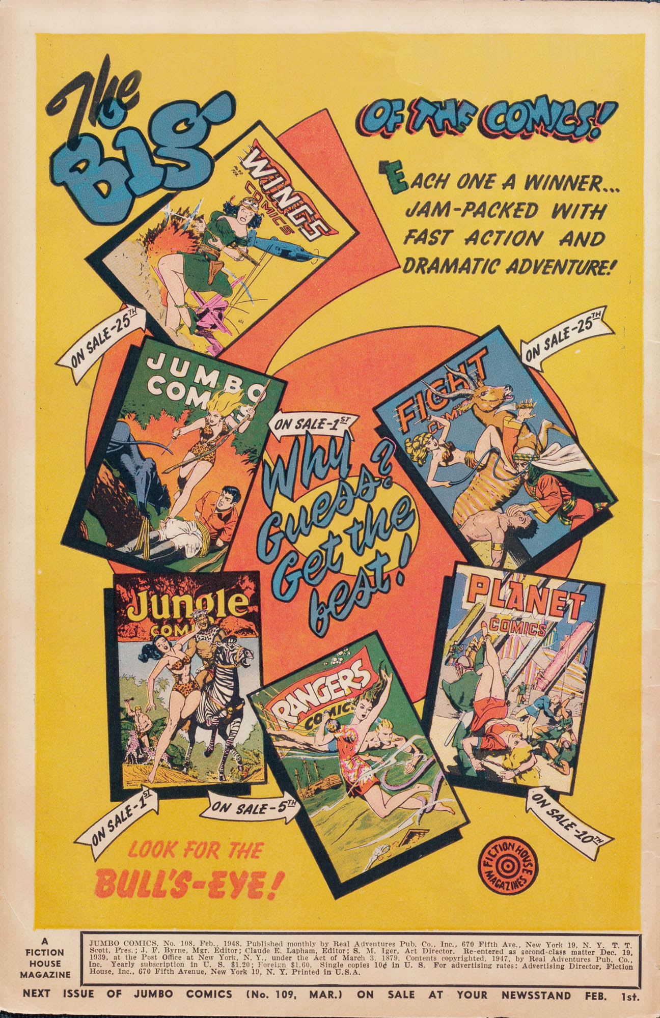 Read online Jumbo Comics comic -  Issue #108 - 2
