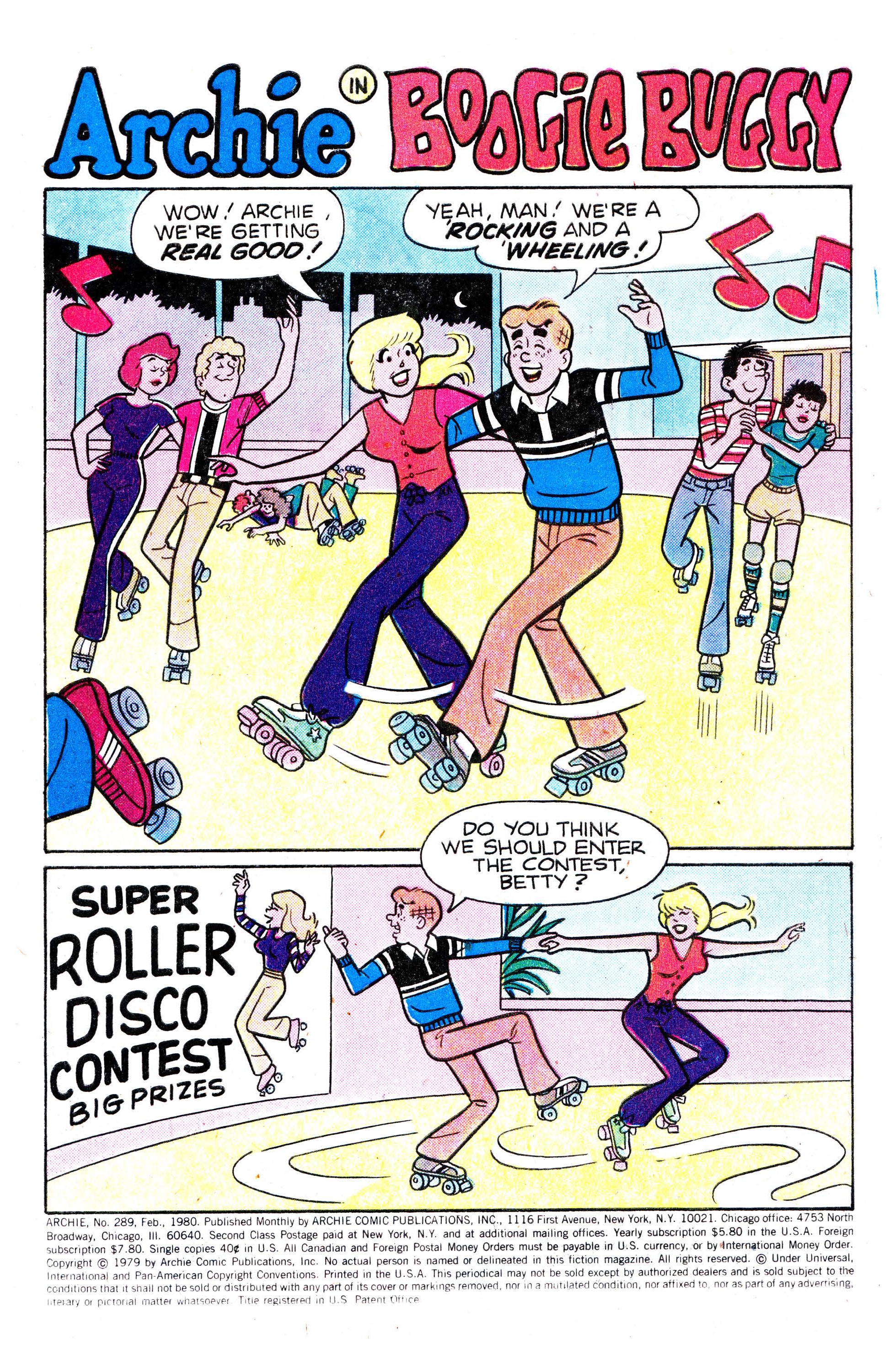 Read online Archie (1960) comic -  Issue #289 - 2