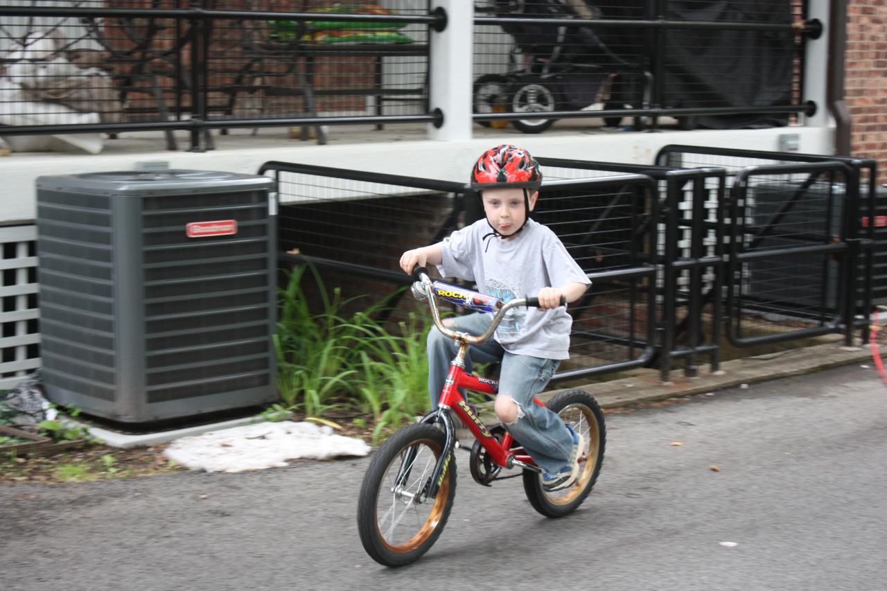 i like riding a bike because