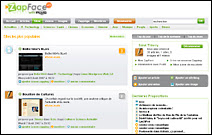 Le score des blogs selon ZapFace.com