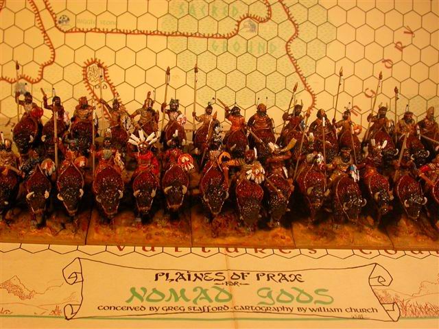 Gloranthan Army Miniatures Encyclopedia: Bison Riders