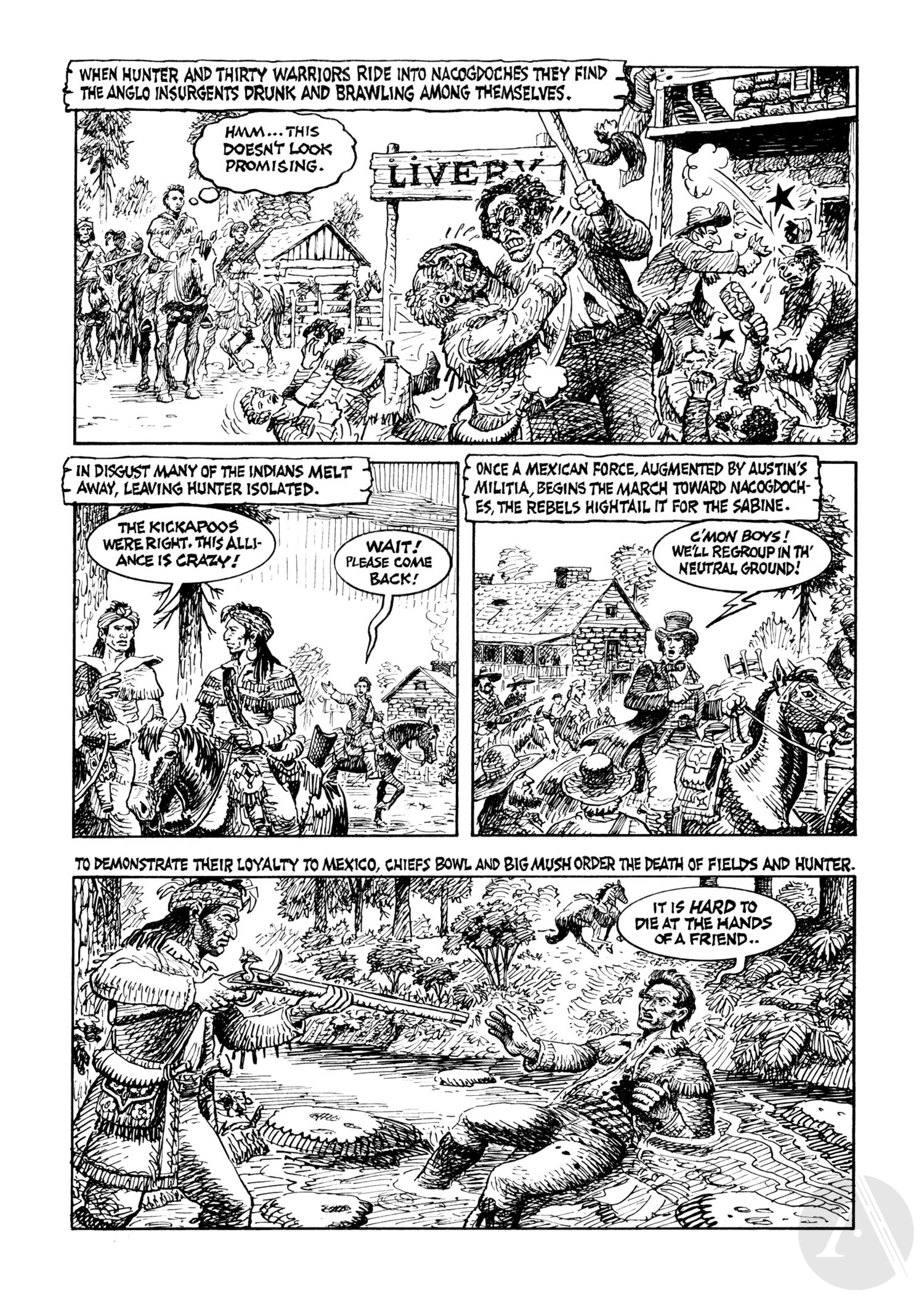 Read online Indian Lover: Sam Houston & the Cherokees comic -  Issue # TPB - 38