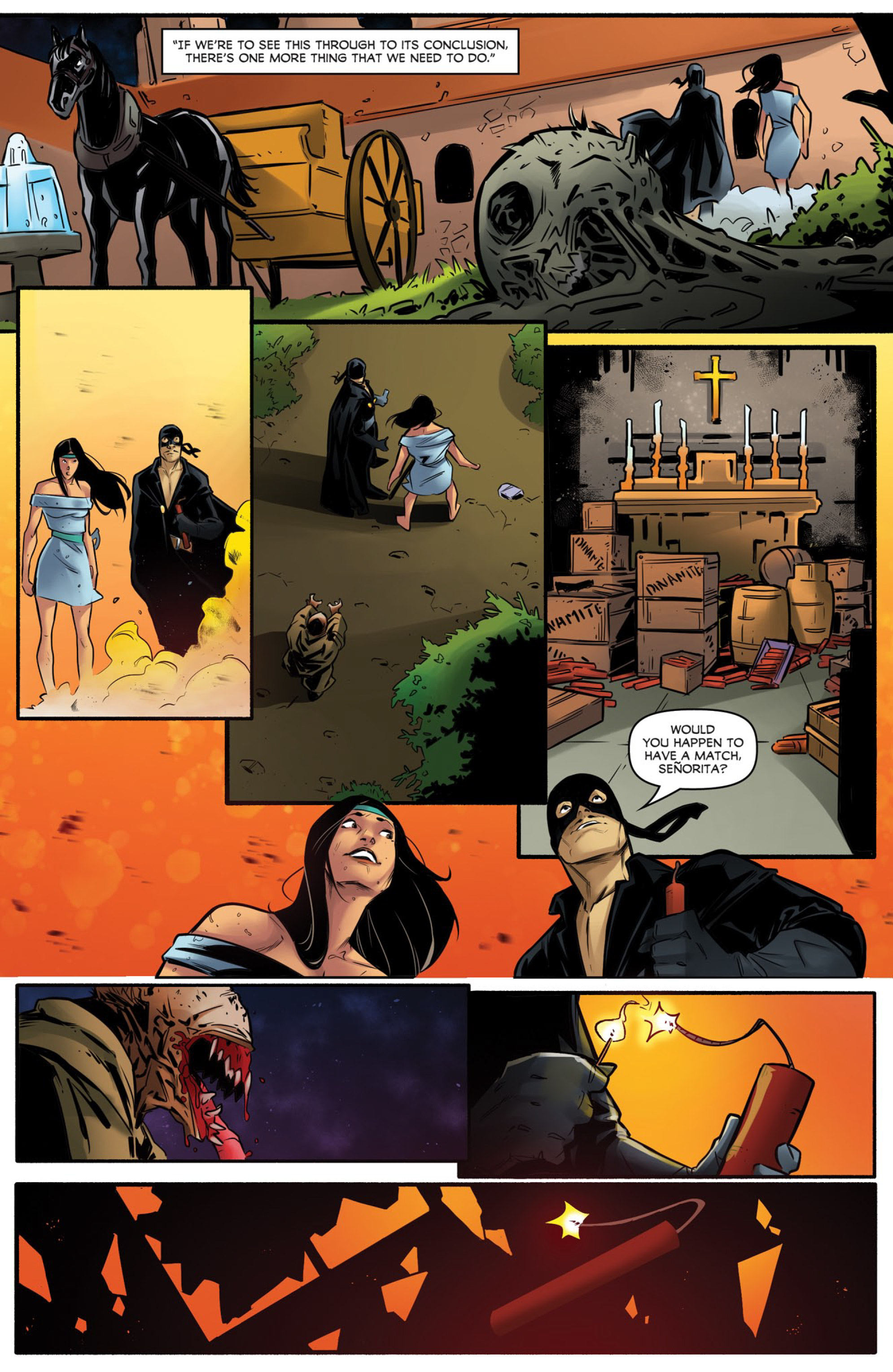 Read online Zorro: Sacrilege comic -  Issue #4 - 20