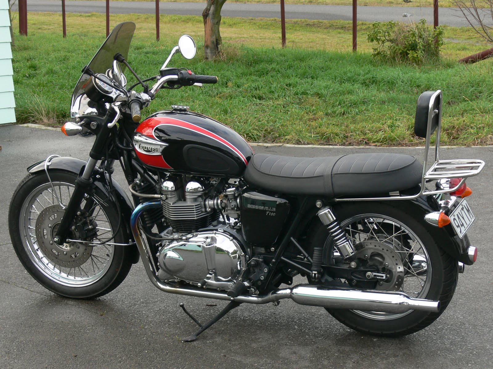 custom motorcycle backrest