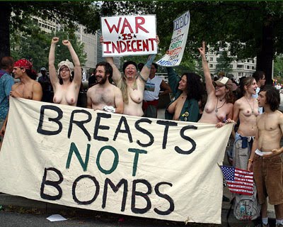breasts not bombs Breasts not bombs
