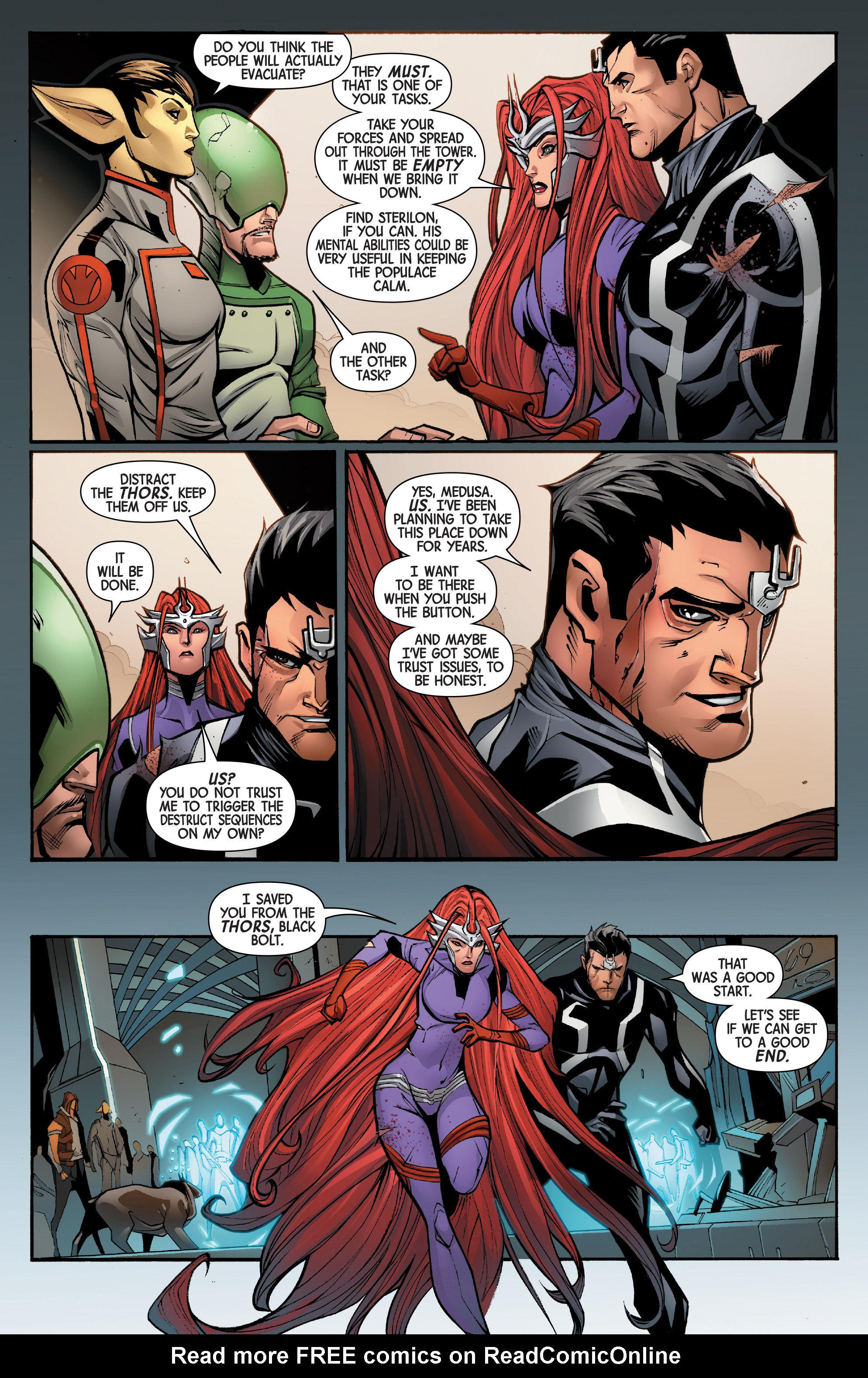 Read online Inhumans: Attilan Rising comic -  Issue #5 - 9