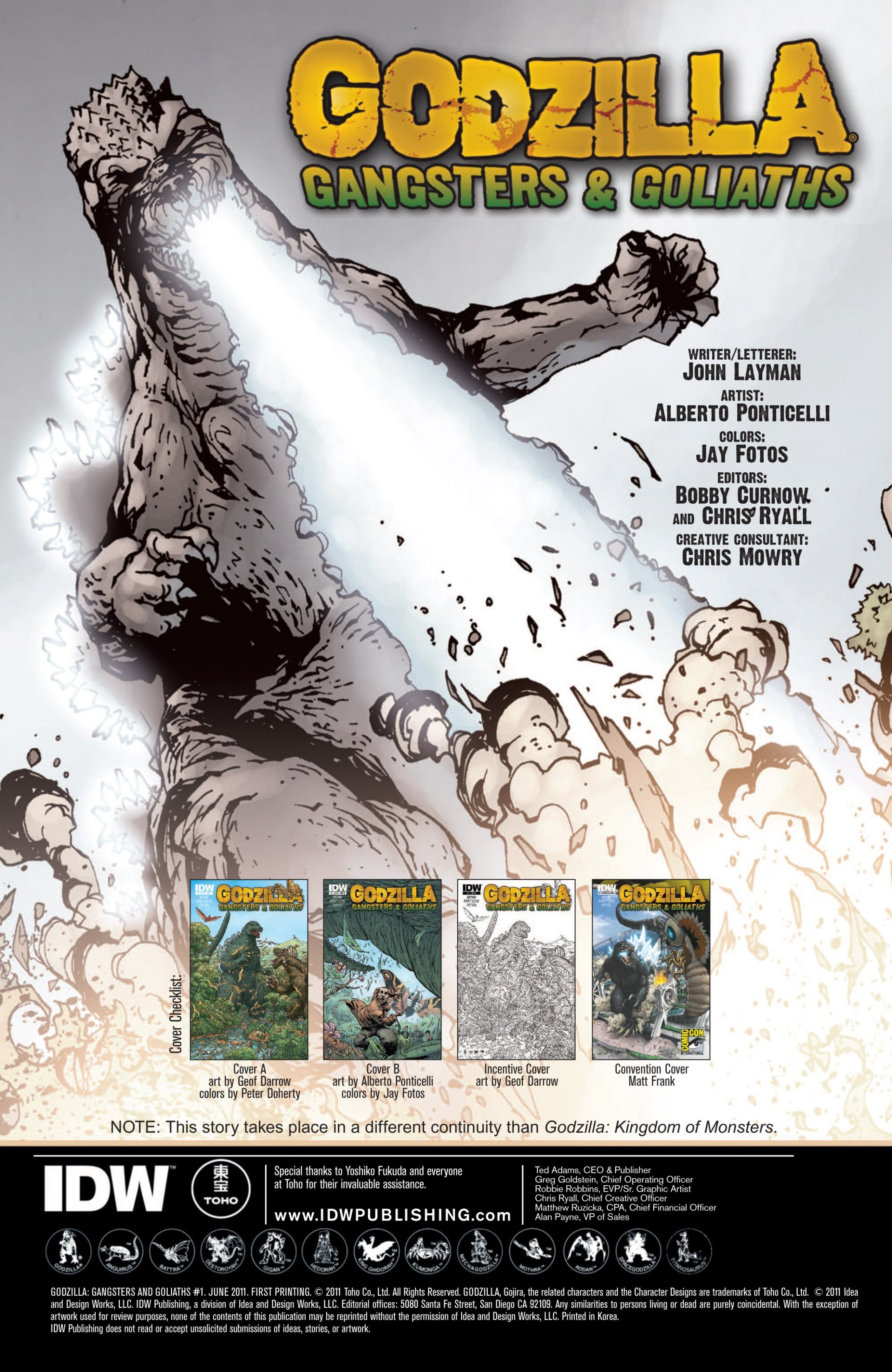 Read online Godzilla: Gangsters and Goliaths comic -  Issue # Full - 8