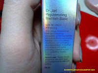 Dr. Jart Rejuvenating Blemish Base Silver Label description