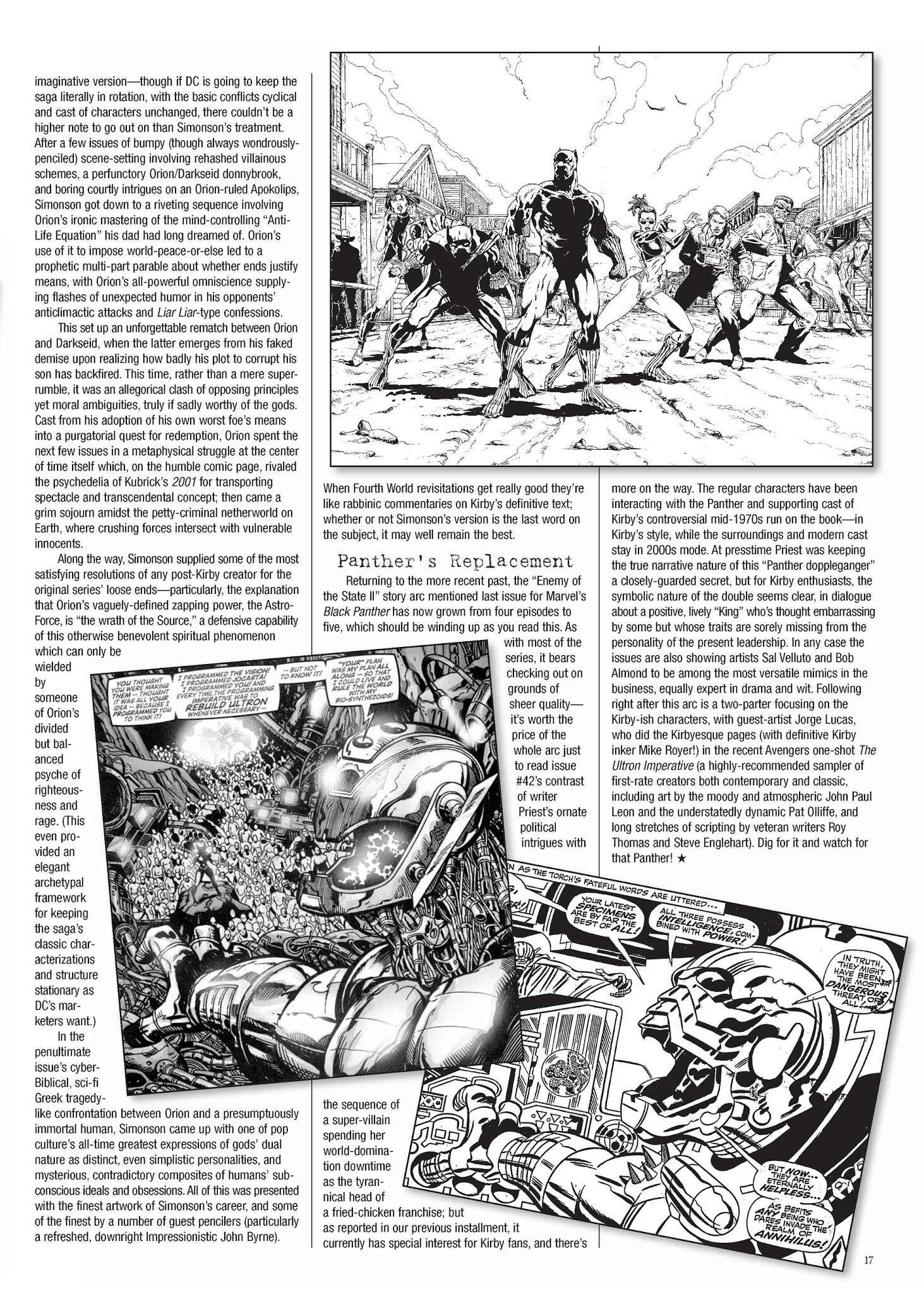 Read online The Jack Kirby Collector comic -  Issue #35 - 16