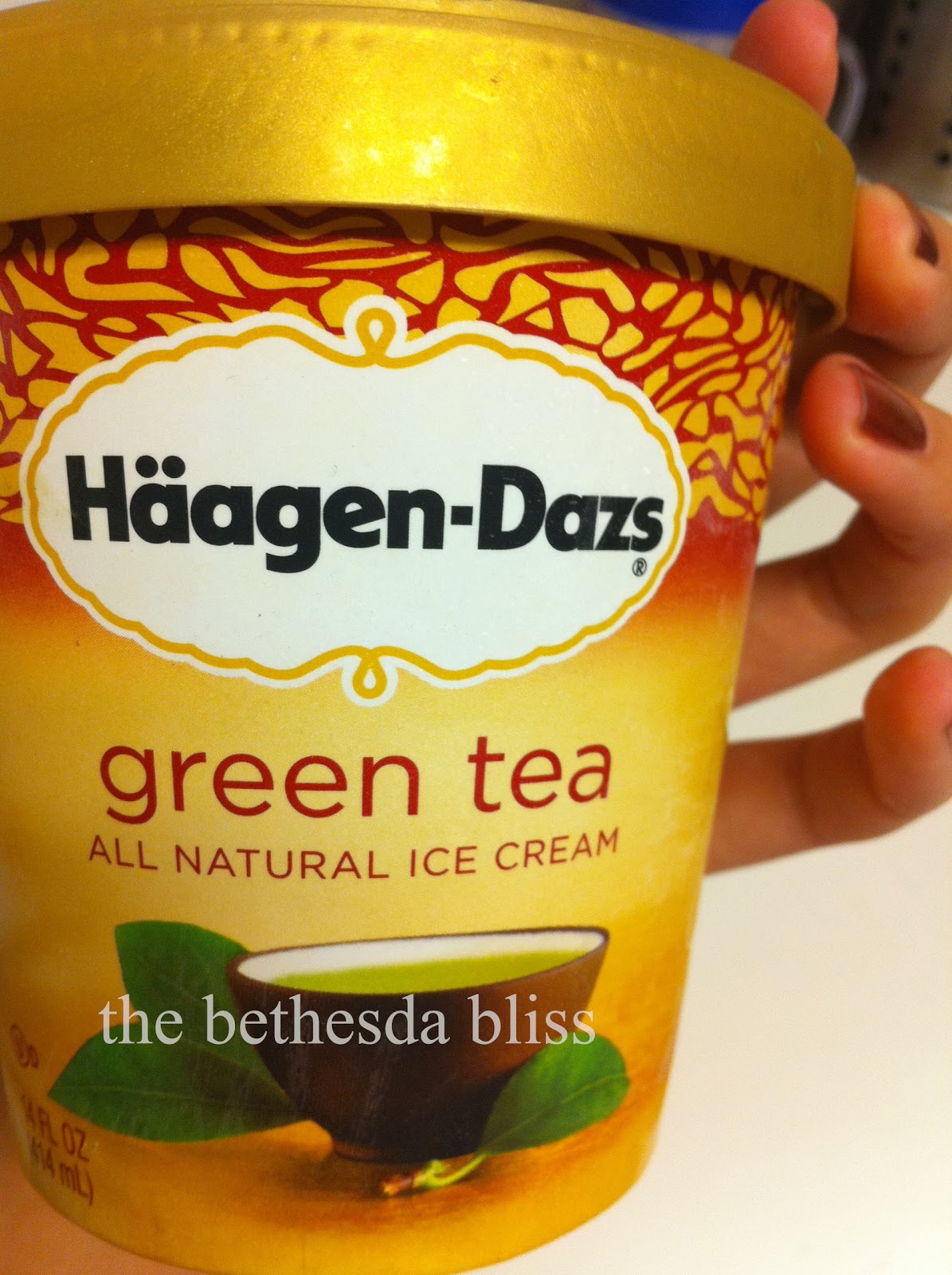 The Bethesda Bliss Love Haagen Dazs Green Tea Ice Cream