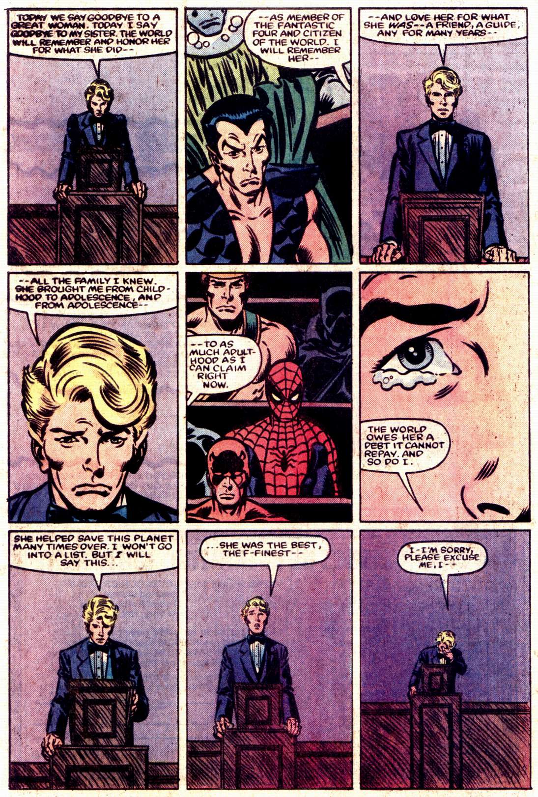 Read online What If? (1977) comic -  Issue #42 - The Invisible Girl had died - 16