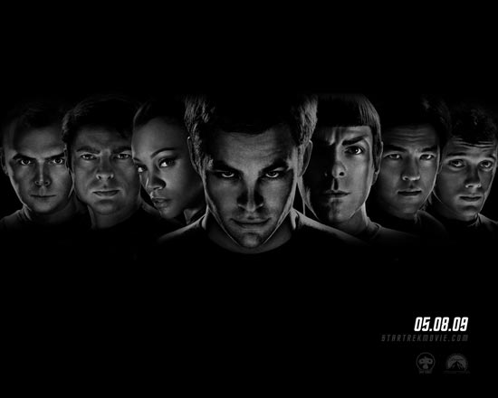 Star Trek cast faces poster