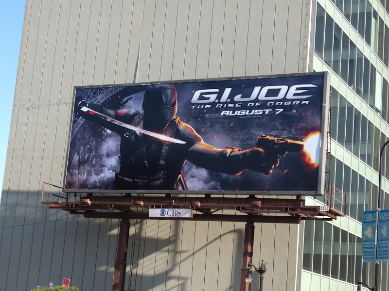 GI Joe Snake Eyes movie billboard