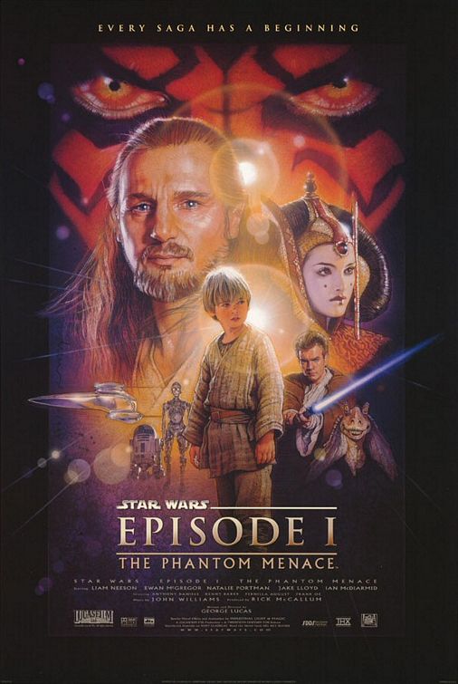Star Wars The Phantom Menace poster