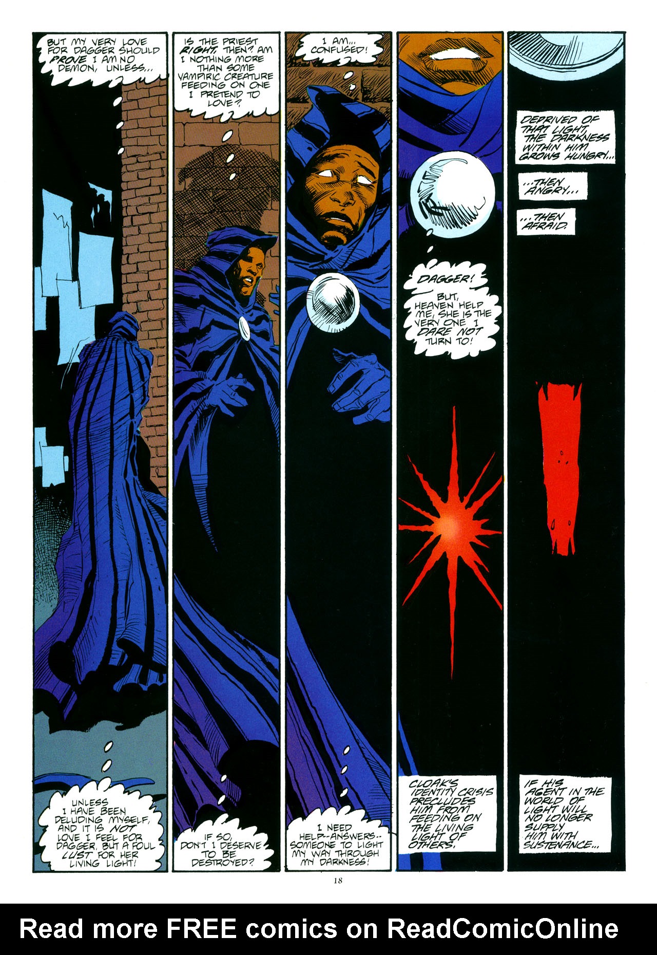 Read online Marvel Graphic Novel comic -  Issue #35 - Cloak & Dagger - Predator and Prey - 22