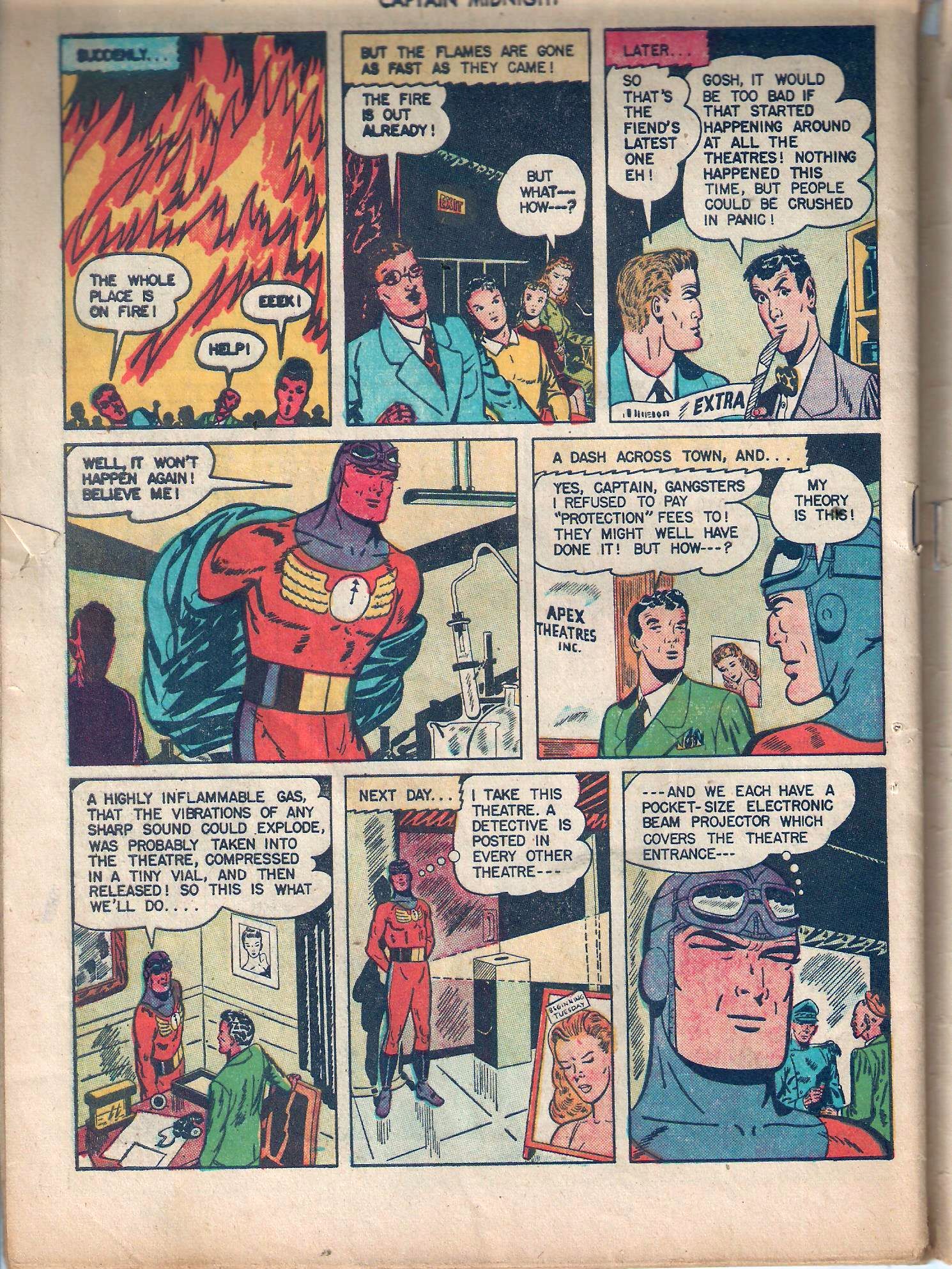 Read online Captain Midnight (1942) comic -  Issue #44 - 49