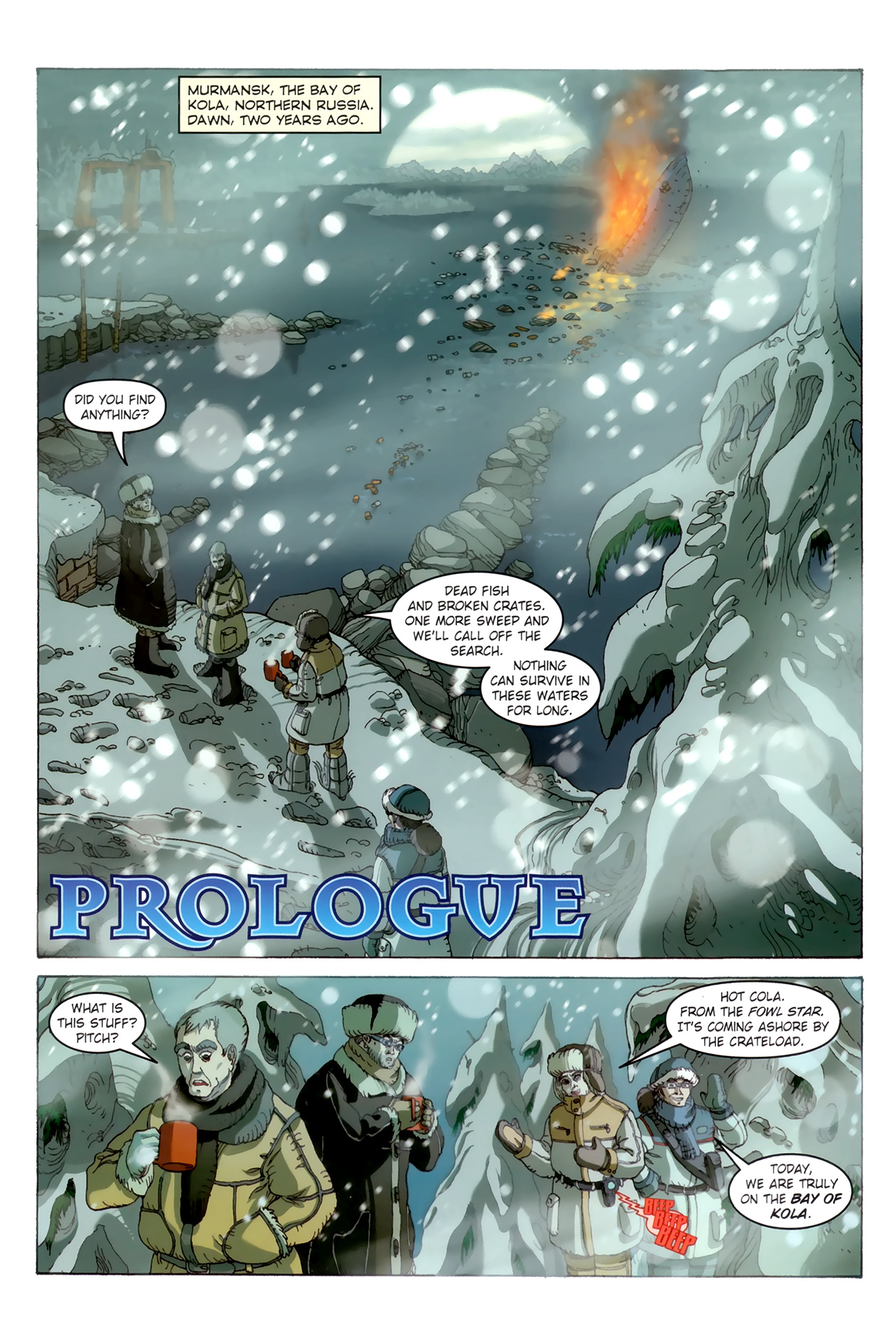 Read online Artemis Fowl: The Arctic Incident comic -  Issue # TPB - 7
