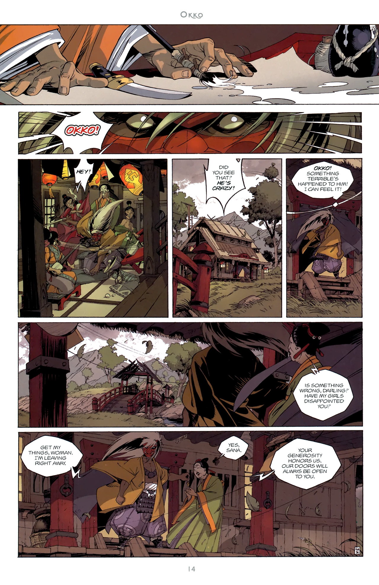 Read online Okko: The Cycle of Air comic -  Issue #2 - 14