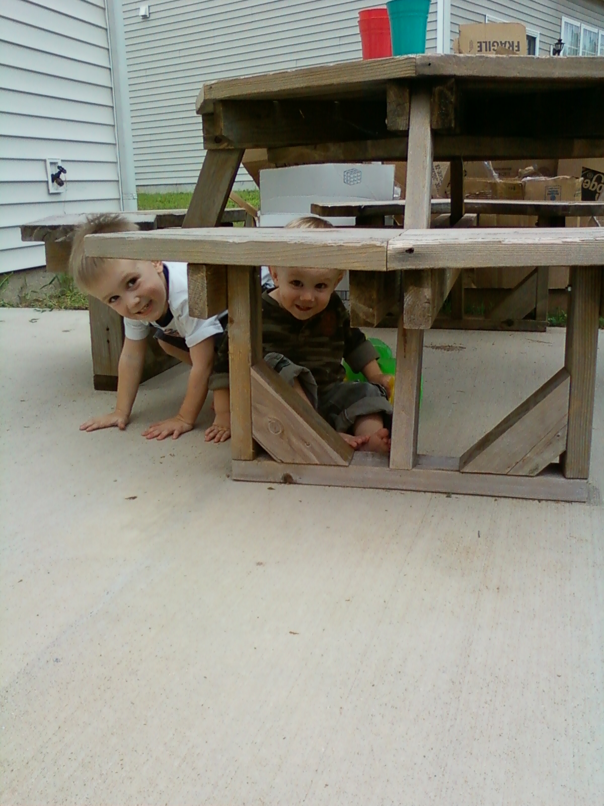 The Chuchta Family Already working under the table