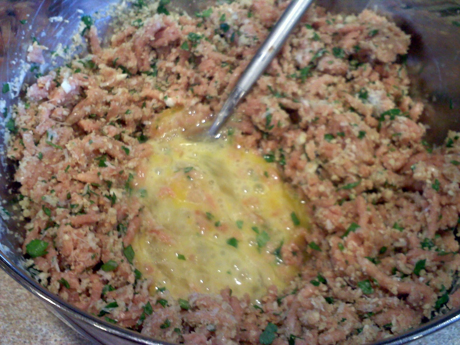 Homemade on Long Island Organic Escarole Soup with Turkey Meatballs