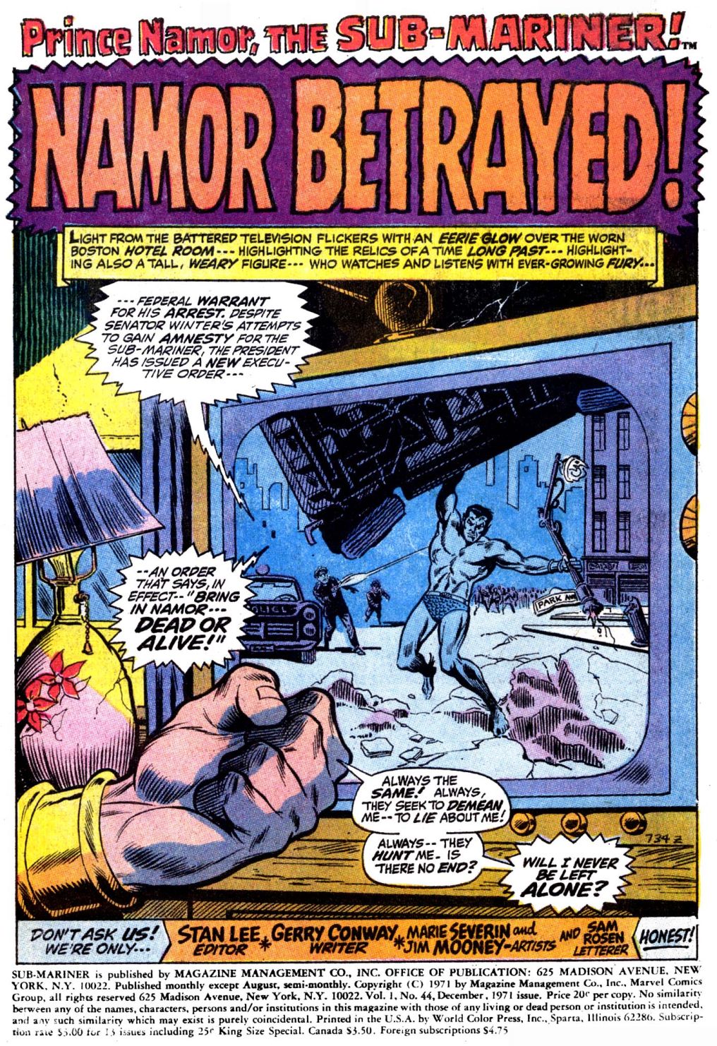 Read online The Sub-Mariner comic -  Issue #44 - 3