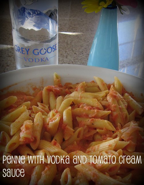 Cozy Kitchen by the Sea Penne with Vodka Tomato Cream Sauce