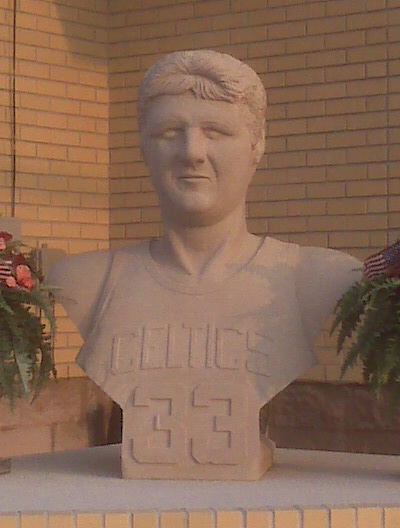 Larry Bird French Lick bust