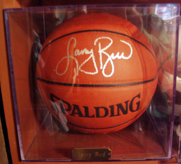 Larry Bird auto ball