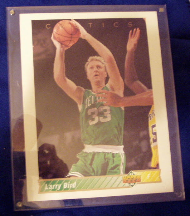 Larry Bird Upper Deck huge card