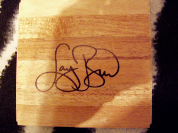 Larry Bird auto parquet floor