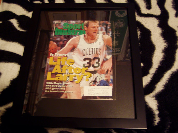 Larry Bird auto sports illustrated