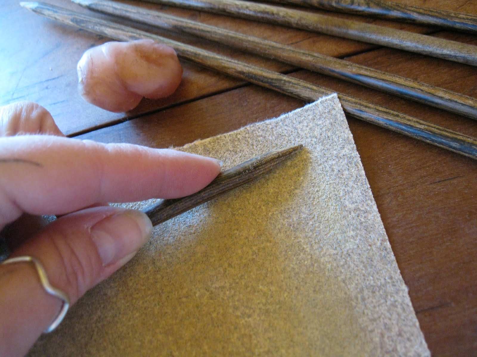 Ithaca Waldorf Handwork & more Making Knitting Needles