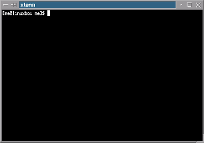 run uxterm from command line run uxterm from command line