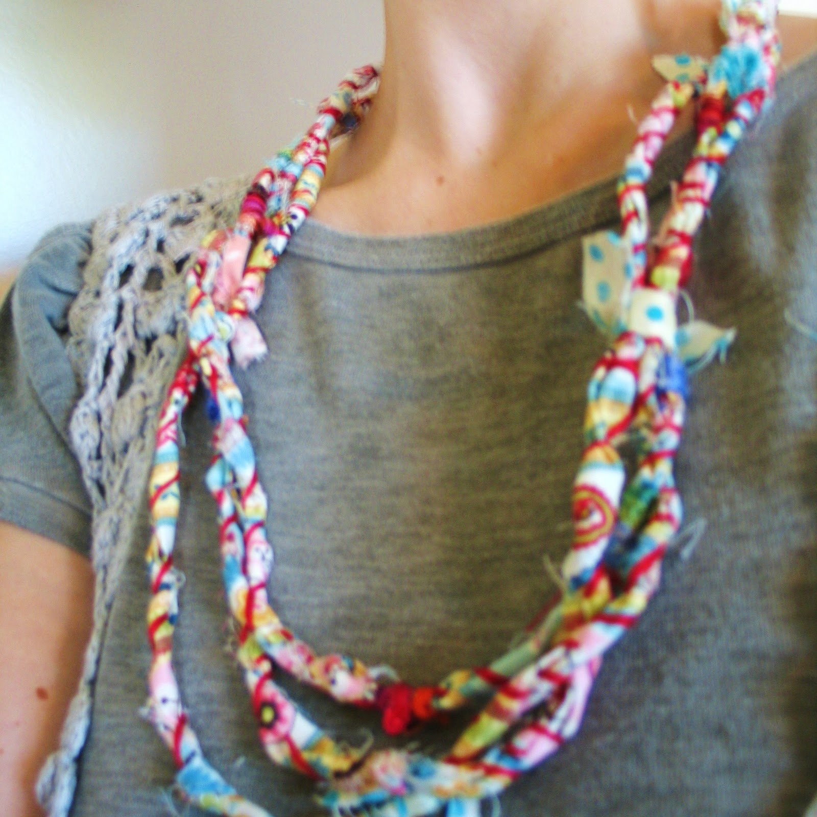 Fabric necklaces deals