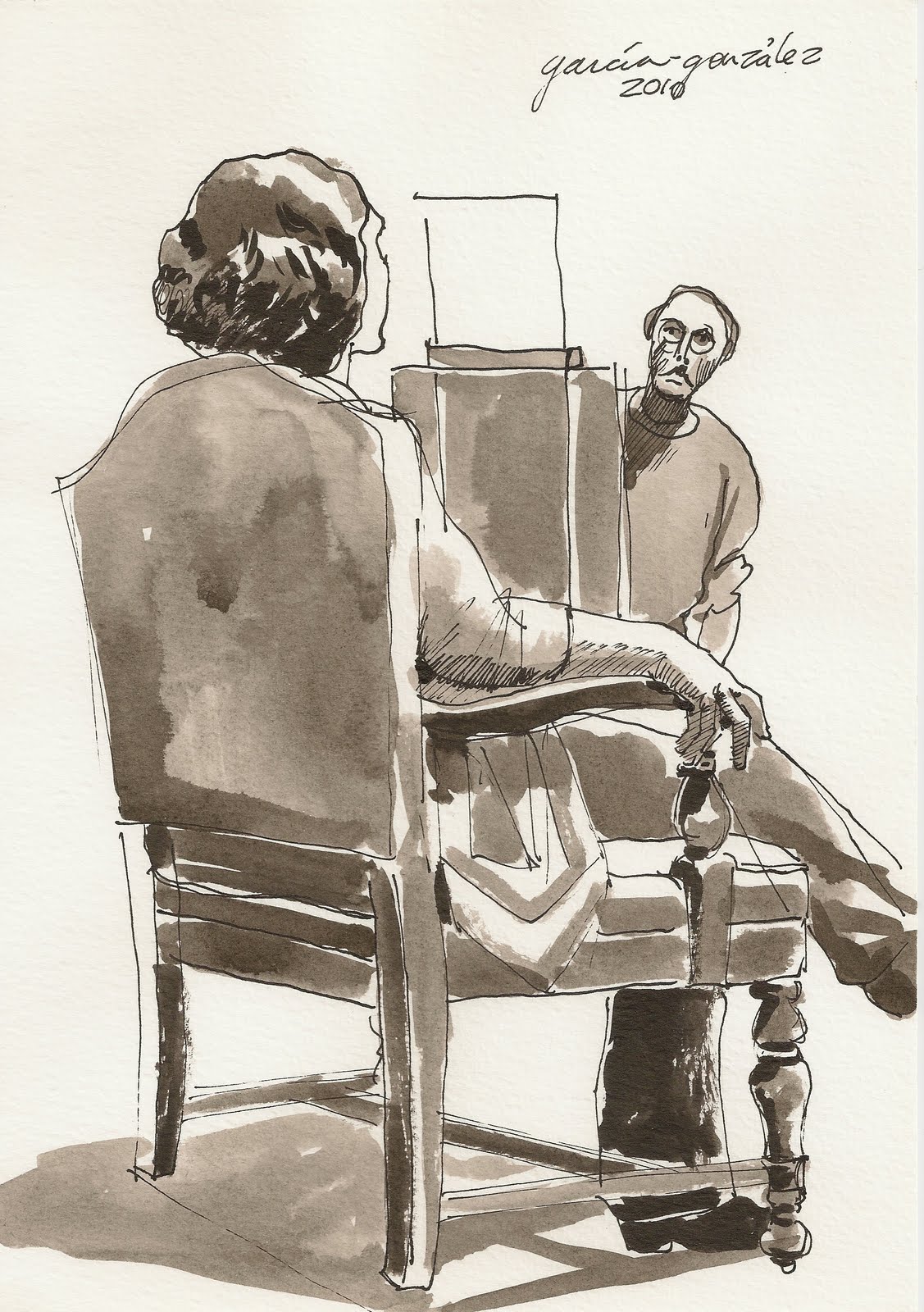 Rebeca GarciaGonzalez Last Painting Class at RAC