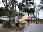 drew and his canoe