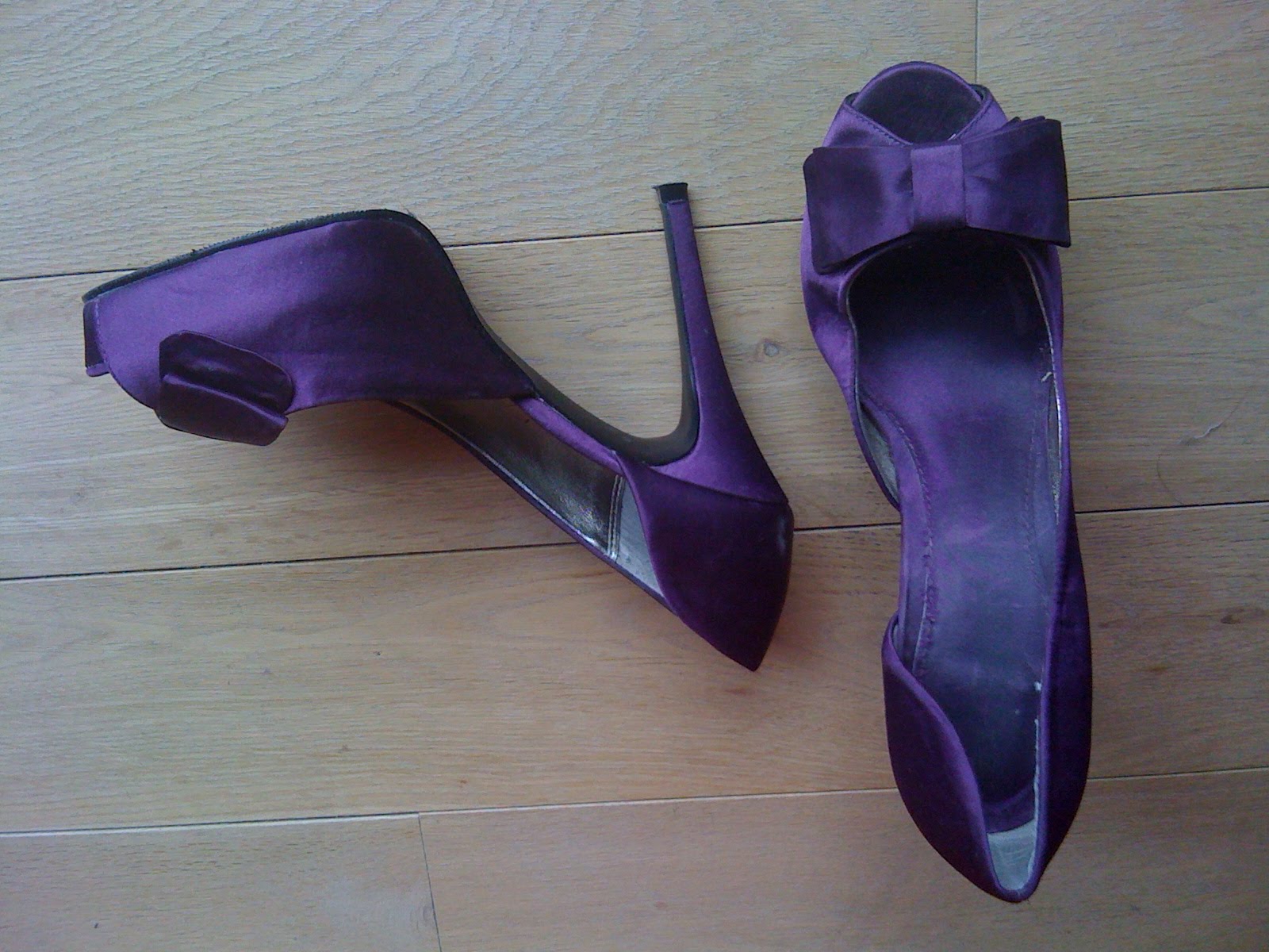 chaussure violette