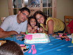 Mommy, Daddy, and my big girl turning 3 =*(