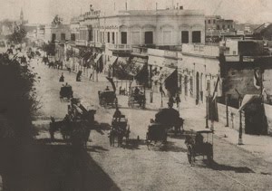 La calle larga de Barracas, Av. Montes de Oca - año 1900 circa.