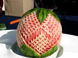 Arte con sandías - Art with watermelons