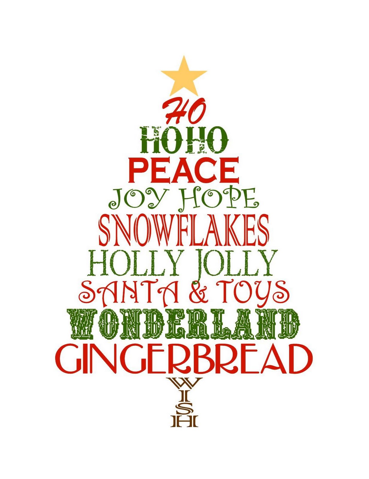 Free Christmas Printables for Decor