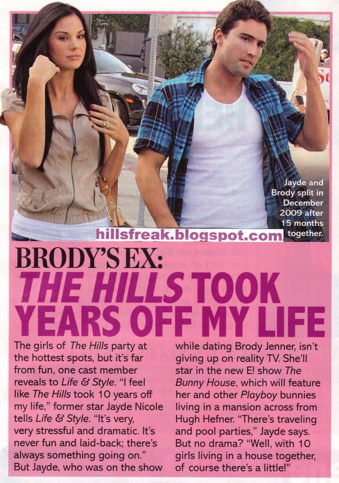 Hills Freak: Jayde Nicole: Dishes on The Hills and Her New Show 'The