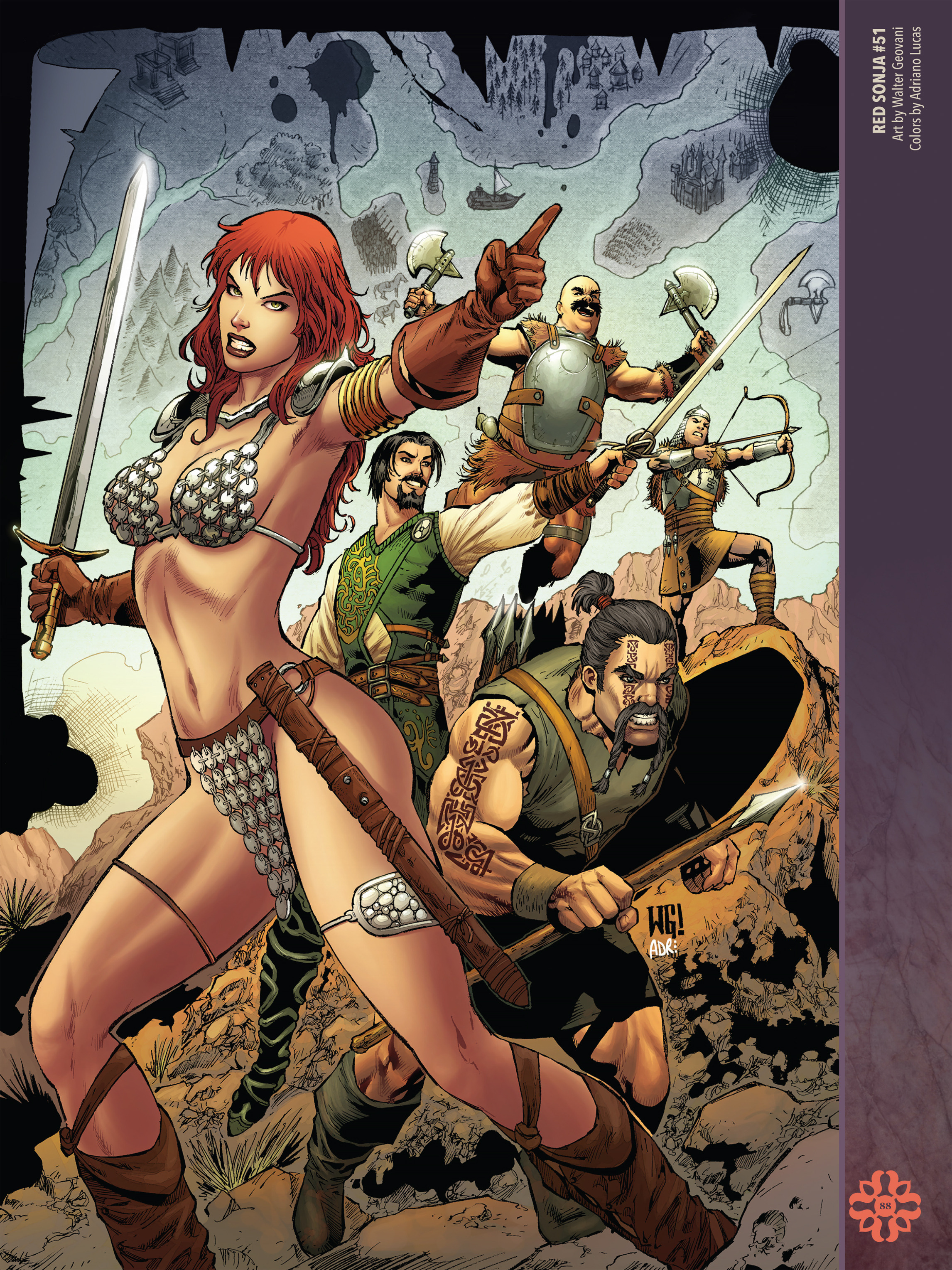 Read online The Art of Red Sonja comic -  Issue # TPB 2 (Part 1) - 88