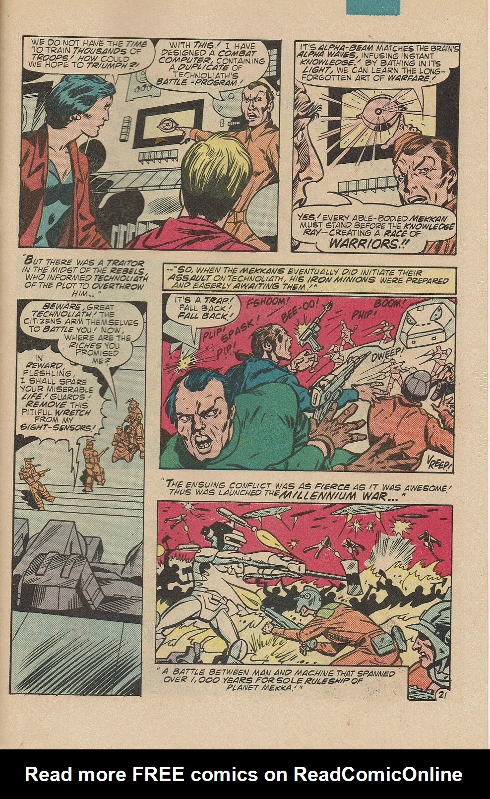 Read online ManTech Robot Warriors comic -  Issue #2 - 31
