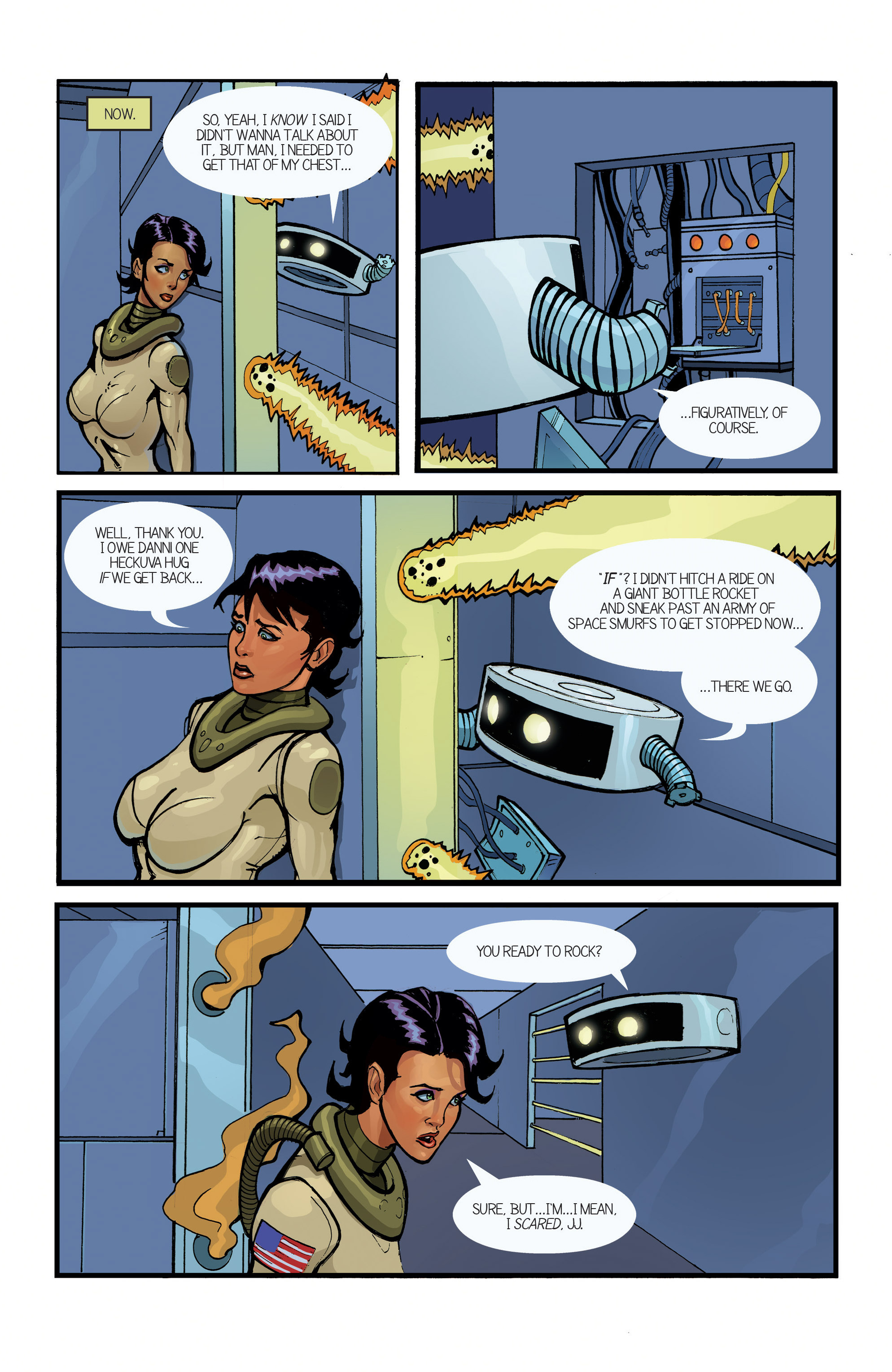 Read online Zoe Dare Versus The Disasteroid comic -  Issue #4 - 4