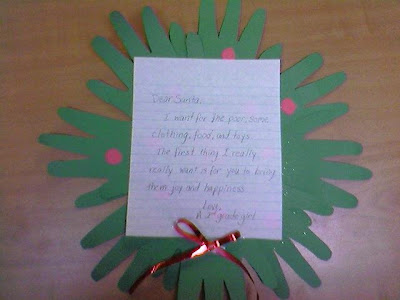 NAMC montessori moments giving spirit holiday christmas santa letters