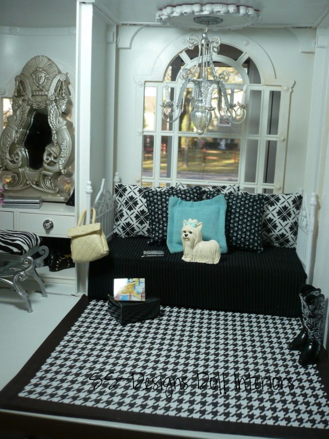 Inside The Barbie Craft Room: Barbie Dollhouse Project: Upstairs