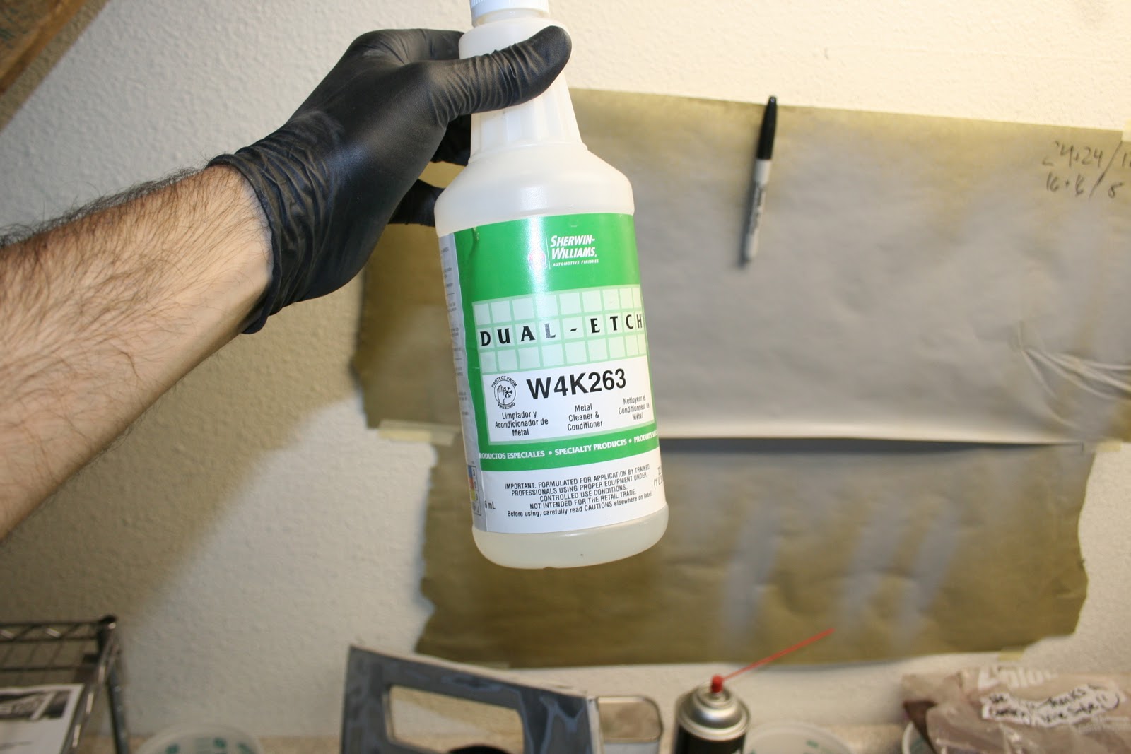 Repainting My 1983 Porsche 944 Aluminum cleaning and start Bodywork