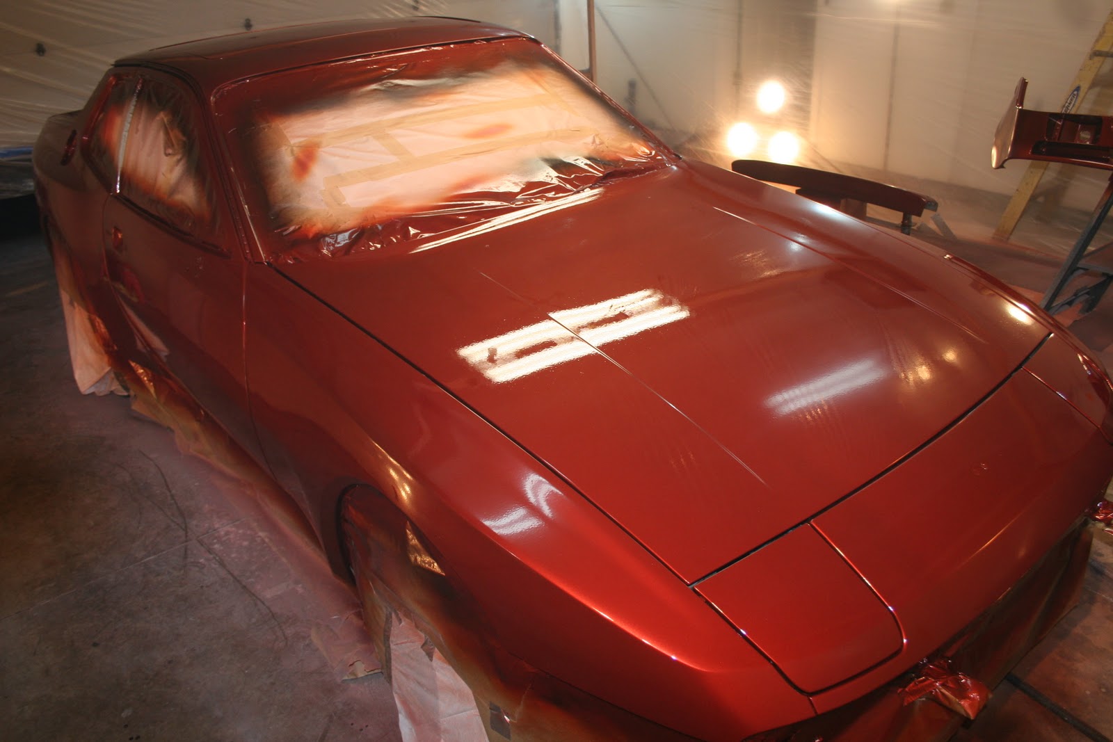 Repainting My 1983 Porsche 944: Spraying Clear