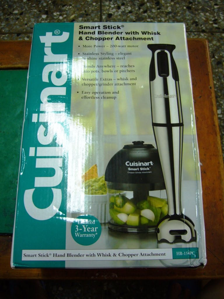 Mow's blog Cuisinart HB154PC 手持攪拌器開箱＆試做
